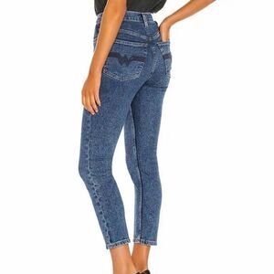 RE/DONE 90s High Rise Ankle Crop Wonder Woman 80s Retro Indigo 27